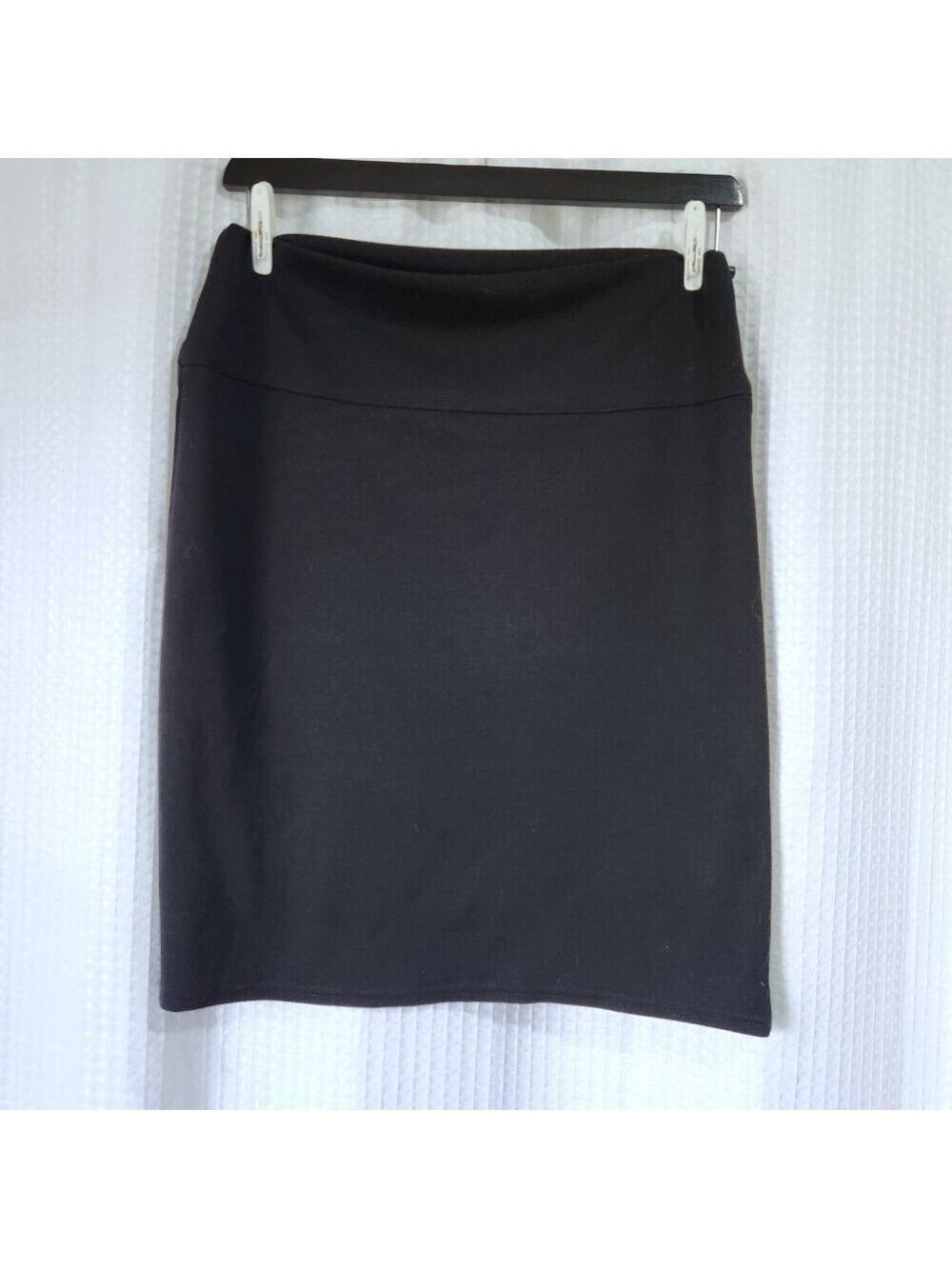 Pencil Skirt Womens Size Medium Black Pull On La Classe Couture